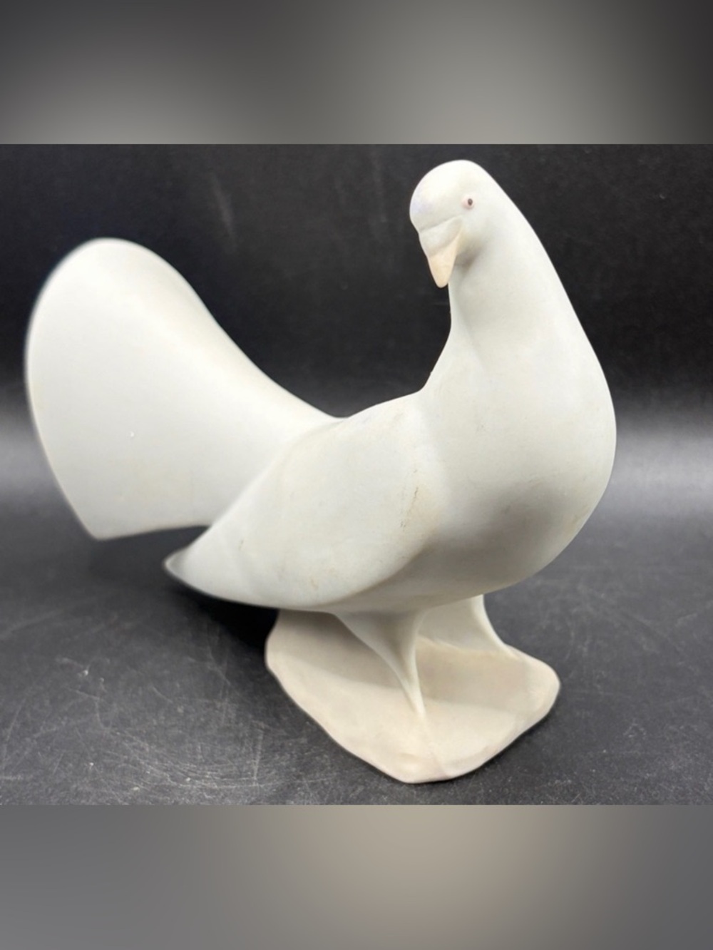 NAO Vintage Matte Porcelain Dove Bird Collectible Figurine Figure Figural, Spain